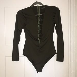 Green bodysuit